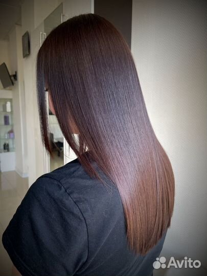 Кератиновое выпрямление