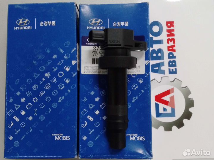 Катушка зажигания solaris rio