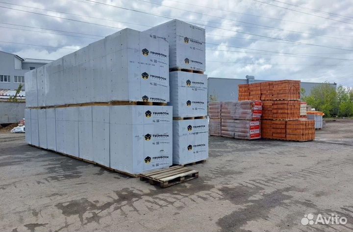 Газоблок в наличии. Отгрузка от 30 м3
