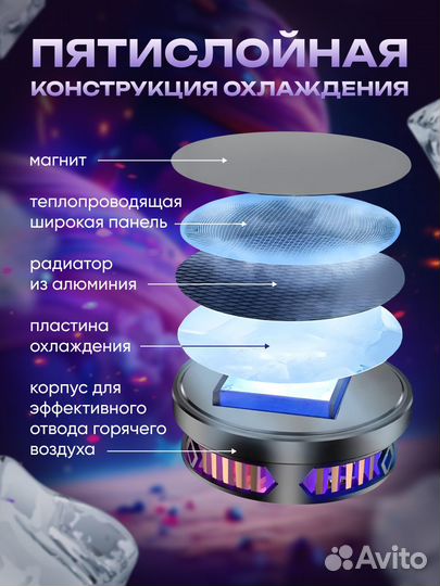 Кулер для охлаждения телефона