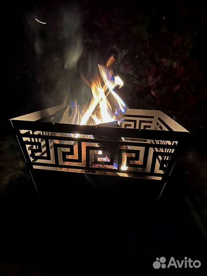 Кастровая чаша с решёткой гриль