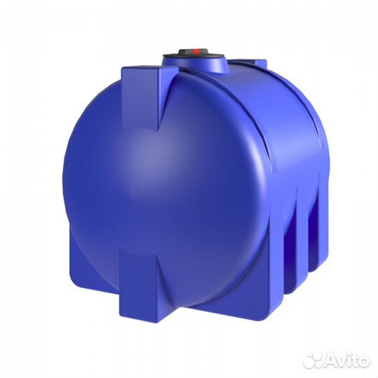 Горизонтальная пластиковая емкость для воды 3000 л