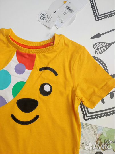 Футболка для мальчика рост 104/110