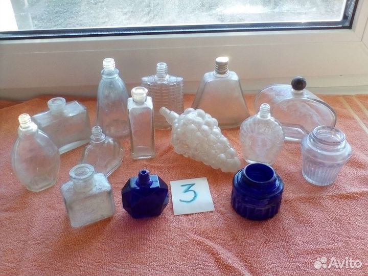 Пузырьки от парфюма, пузырьки к фестивалю 1958г