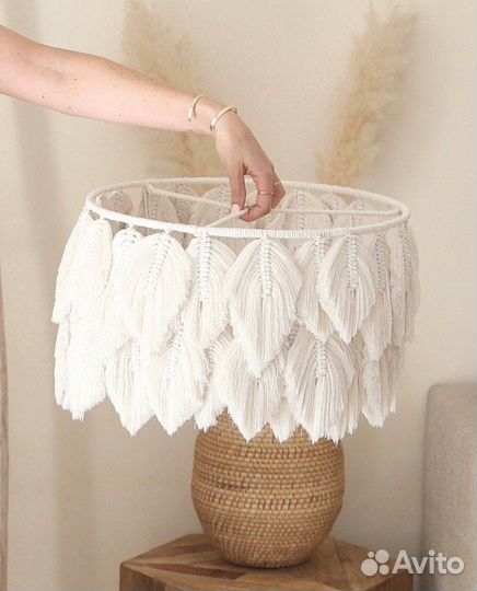 Абажур макраме