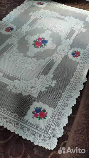 Скатерть ажурная с рисунком