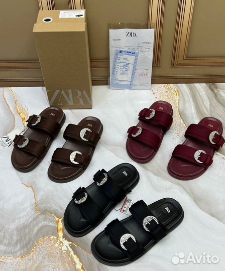 Сандалии Шлепки Zara женские Размер 36-40