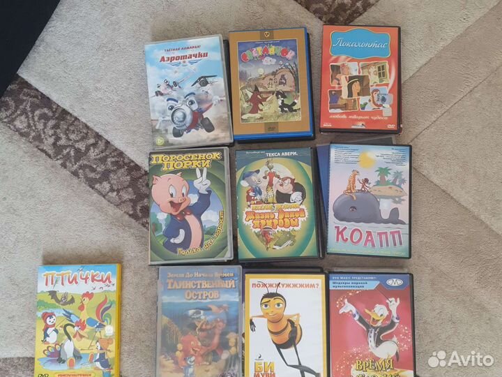 Детские диски с мультфильмами