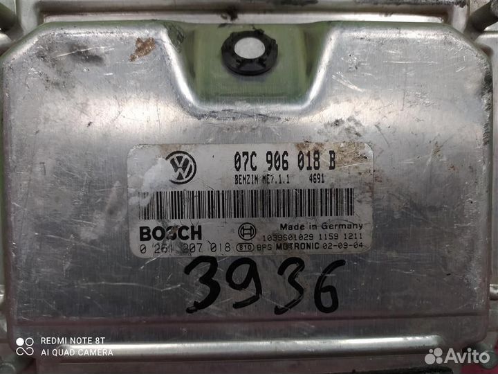 Блок управления двигателя VW Touareg Phaeton 6,0