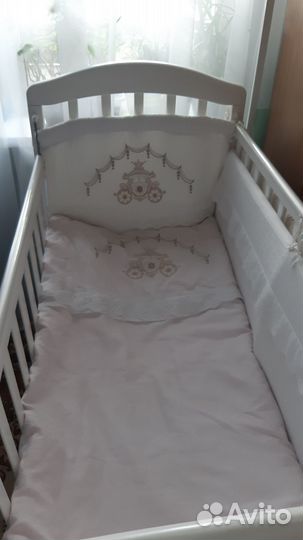 Набор бортиков в детскую кроватку Lappetti Карета