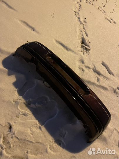 Задний бампер ваз 2110 цвет красный