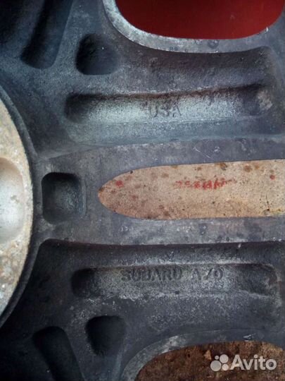 Диски литые r16 5x100 Субару