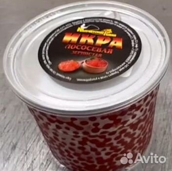 Красная икра кета