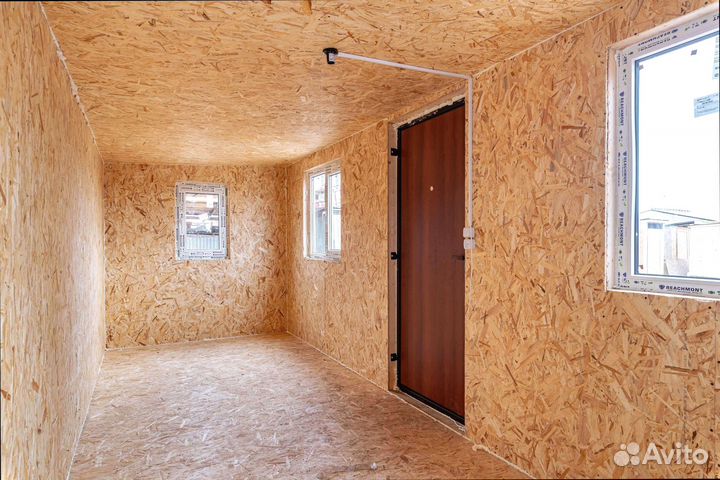 Бытовка из дерева утепленная на стройку