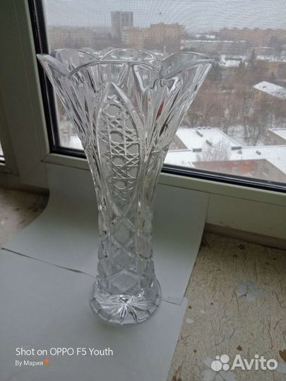 Вазы из хрусталя,винтаж СССР