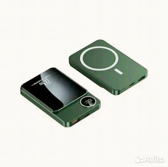 Magsafe 10000 mah 20вт зелёный