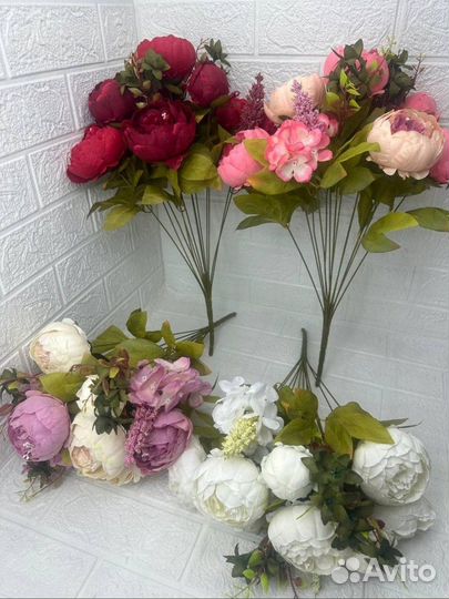 Искусственные цветы для декора