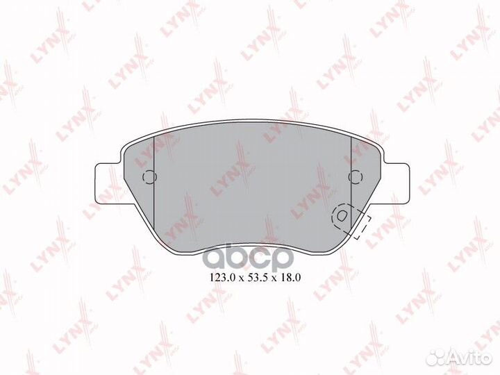 Колодки тормозные дисковые перед BD5916 LYN