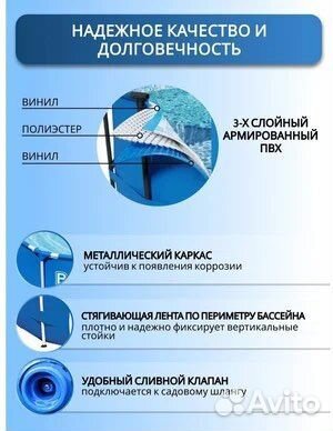 Каркасный бассейн Bestway Steel Pro, 366x76 см