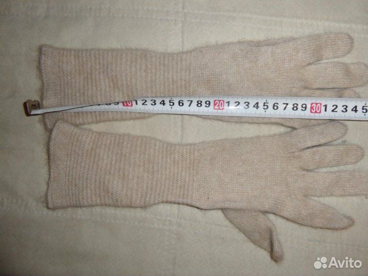 Перчатки (ангорка) длинные