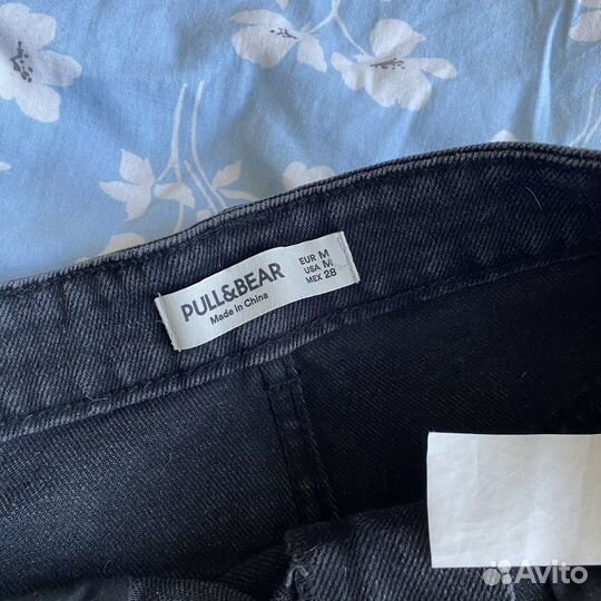 Джинсовая юбка pull bear