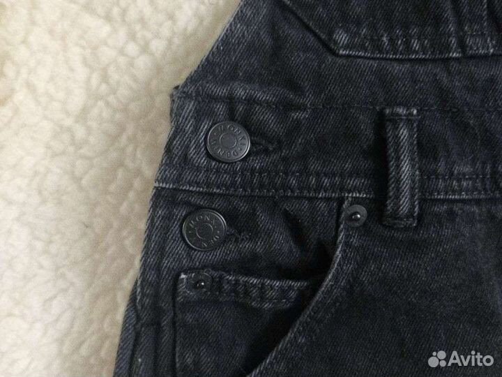 Джинсовый комбинезон женский Monki 40 42 y2k