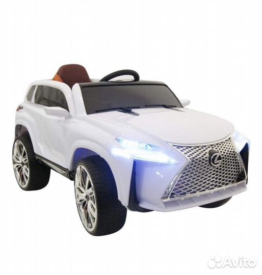 Электромобиль Lexus белый rivertoys