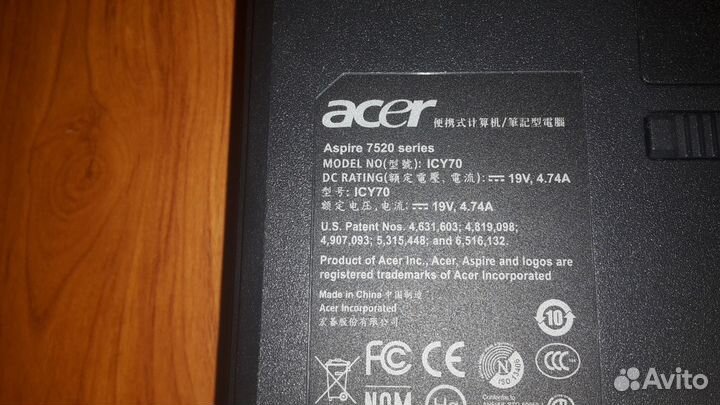 Acer Aspire 7520G 502F50Mi комплектующие