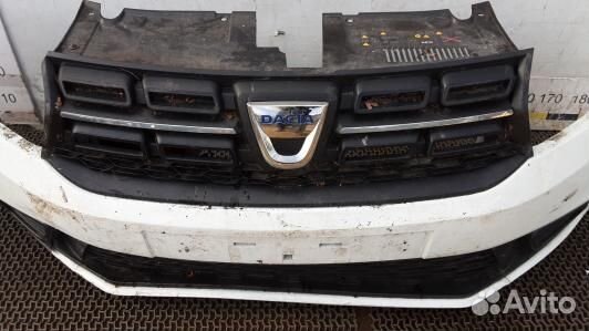 Бампер передний dacia sandero 2 (JDN28G501)