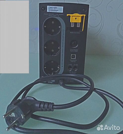 Ибп APC Back-UPS 650 + новая батарея