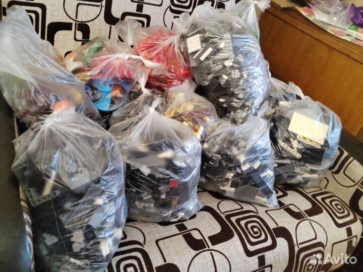 Legoполная сортировка по цветам+Много фигурок 100+