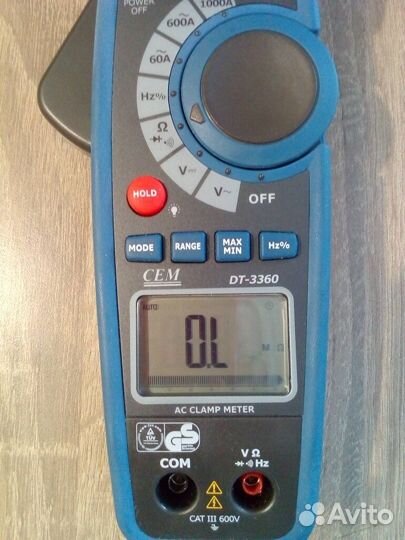 Токоизмерительные клещи CEM DT-3360