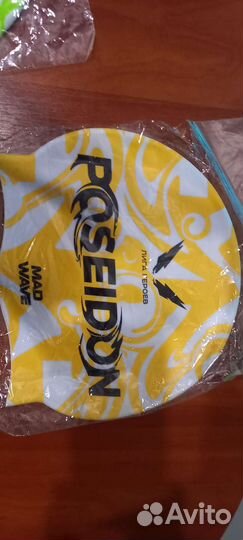 Шапочка для плавания mad wave