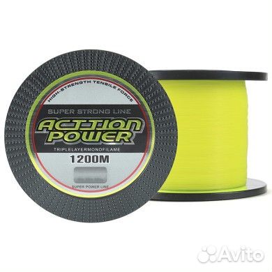 Леска 0.35мм 1200м Action Power Mifine