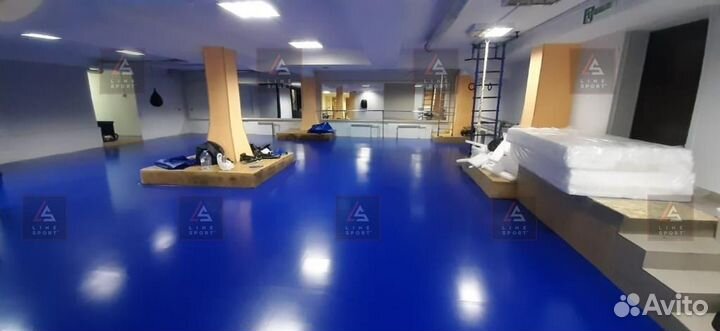 Борцовский ковер 12х12 одноцветный