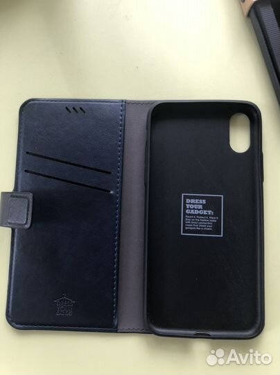 Чехол-книжка для телефона iPhone X новый