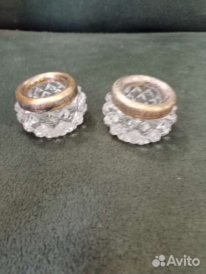 Солонки хрусталь