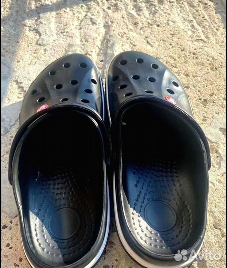 Crocs сабо черные