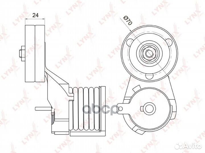 Натяжитель ремня навесного оборудования PT3040