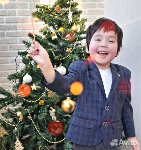 Пиджак (классика, клетка, 3 размера в наличии)