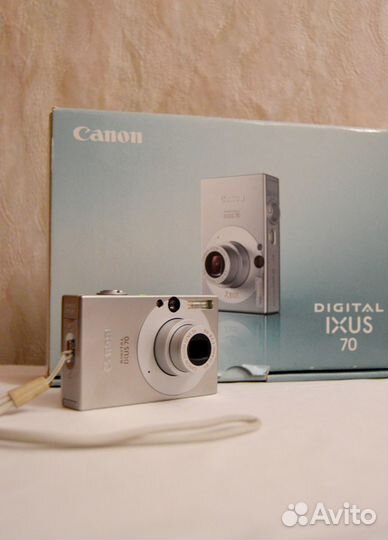 Компактный фотоаппарат canon ixus 70