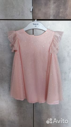 Нарядное платье для девочки 86