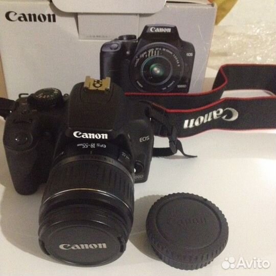 Фотоаппарат зеркальный Canon EOS 1000D 18-55 Black