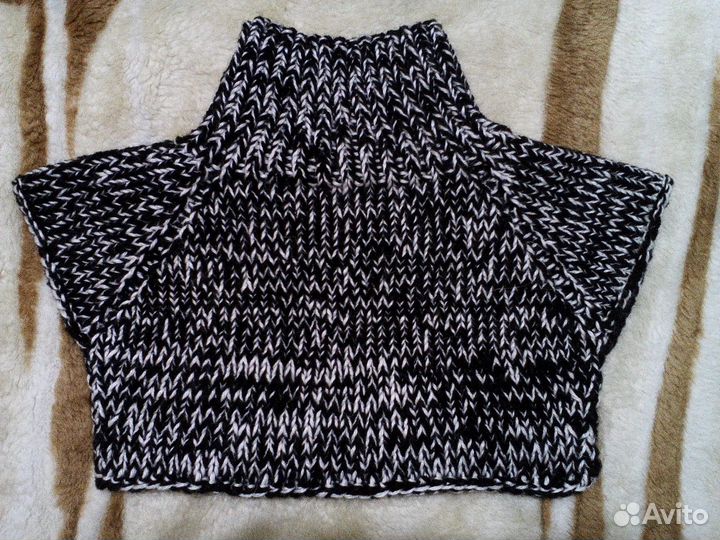 Детская теплая мягкая манишка на шею замена шарфа