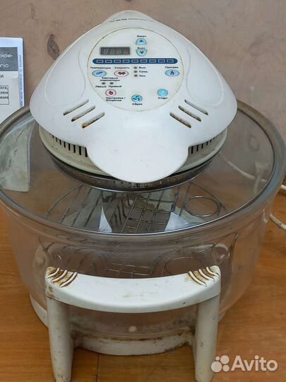 Аэрогриль электронный с галогеном