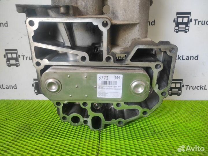 Корпус масляного фильтра в сборе с теплообменником