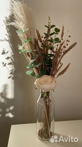 Букет из сухоцветов (цена без вазы)