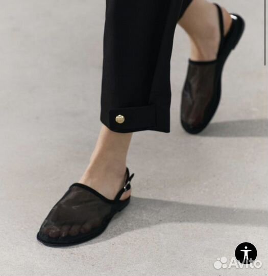 Туфли сетчатые zara