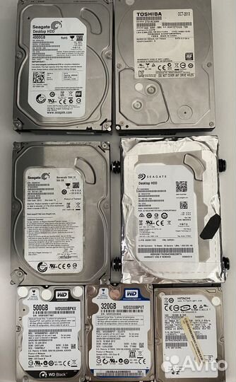 Hdd 320 гб, 500 гб, 3 тб