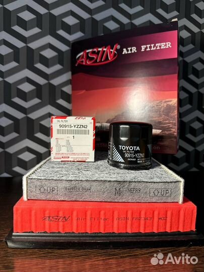 Комплект фильтров для то Toyota Camry 70